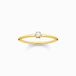 Thomas Sabo Ring Dames 925 Zilver Geel Verguld Maat 60
