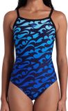 Arena W Surfs Up Swimsuit Lightdrop Back black-black Multi