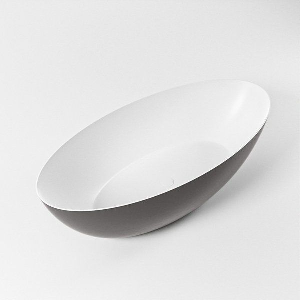 Mondiaz FLOAT Vrijstaand Bad 170x80cm - Dark Grey - BK75341142