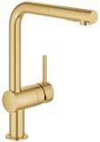 Grohe Minta - Robinet de cuisine avec douchette extractible, brossé Cool Sunrise 30274GN0