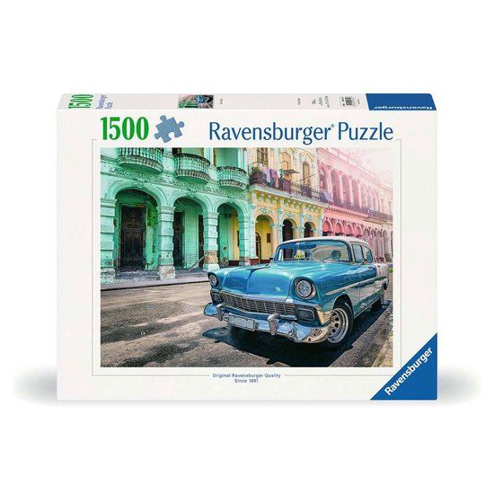 Ravensburger Erwachsenenpuzzle 1500 Teile - Cuba Cars