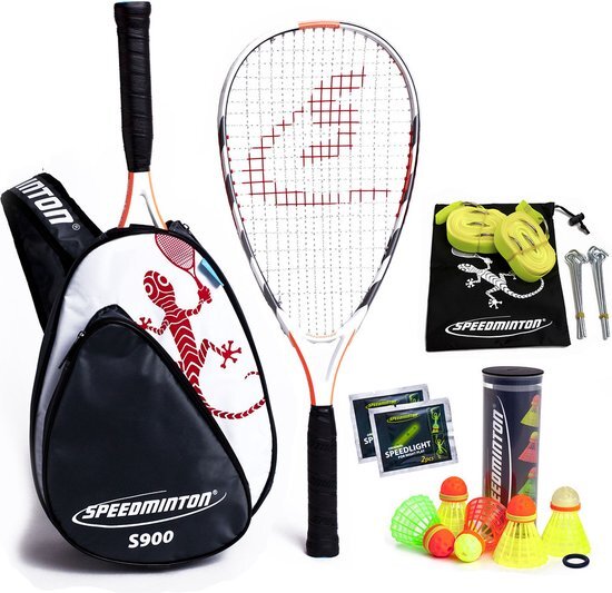 Speedminton S900, Set, white/grey/red - speedbadminton