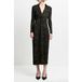 French Connection Zaria Robe texturée Noir/kaki