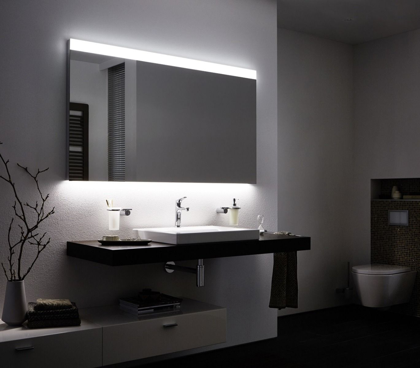 Badkamerplanet Badkamerspiegel met LED verlichting 80 cm