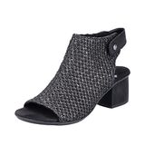 Rieker 64670 damessandalen, zwart, 39 EU