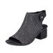 Rieker 64670 damessandalen, zwart, 39 EU