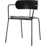 Paper Flow fauteuil BISTRO Noir - 4 pièces