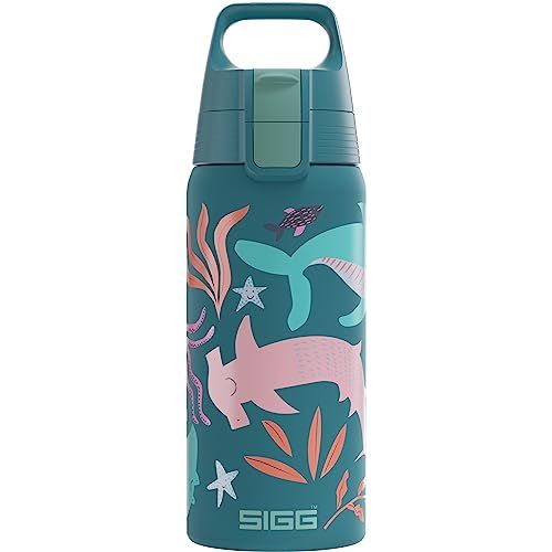 Sigg - Shield One Therm Geïsoleerde Waterfles voor Kinderen - 0,5L