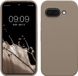 kwmobile telefoonhoesje geschikt voor Google Pixel 9a - Hoesje met siliconen coating - Smartphone case in taupe