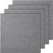 Vevor Peel and Stick Carpet Tiles 24" X 24" Self-Adhesive Carpet Floor Tiles Soft Padded Carpet Tiles DIY Installation for Bedroom Living Room (9 Pieces, Light Grey)