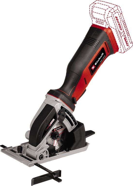 Einhell TE-CS 18/165-Li Solo - Accu Cirkelzaag - 18V - 89mm - Incl. 2 Zaagbladen
