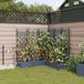 Maison Exclusive - Set de 5 bacs de jardin, gris, 120 x 120 x 126 cm, en PP (polypropylène)