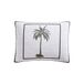 Tommy Bahama Palm Island-collectie Sham - 100% katoen, zacht en ademend met envelopsluiting, voorgewassen voor extra zachtheid, standaard, grijs