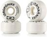 Centrano Hydroponic skateboard wielen voor volwassenen, wit, 55 mm