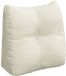 vidaXL Rugkussen Crème Fluweel 45 x 24 x 50 cm