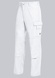 BP 1486-060-21-27 Werkbroek, met elastisch rugdeel, 300,00 g/m² puur katoen, wit, 27