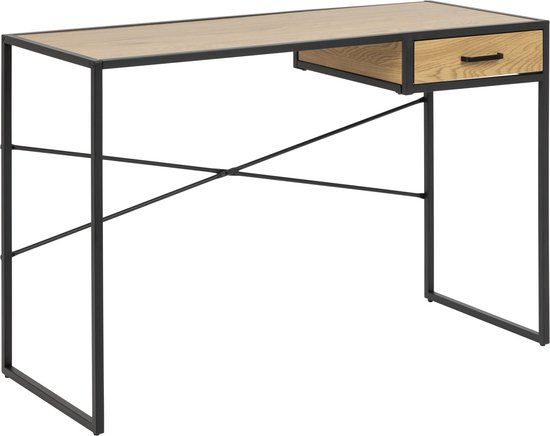 Meubelen-Online Honkytonk Bureau - 110x45cm - Wild Eiken
