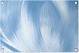 Poster de jardin - Bleu - Peinture acrylique - Design - 60x40 cm - Poster d'extérieur