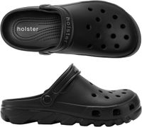 Holster Sundrifter Vegan Clogs Podologisch Voetbed Waterproof Zwart Maat 37