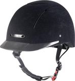 HKM Cap - York Flock - Verstelbaar - Zwart - 59-61 cm