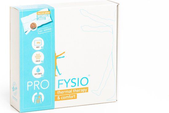 Profysio Thermal Therapy Lijnzaadkussen - 20 x 40 cm - Blauw/Groen
