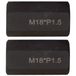 KS Tools 460.1774 Set schroefdraadadapters, M18 x 1,5 x 65 mm, 2 dlg