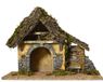 Decoris Kerststal hout house wood natural fsc mix 70% I