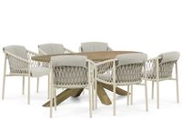 4 Seasons Outdoor Allora/Boston 240 cm dining tuinset 7-delig