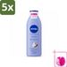 Nivea Lait pour le corps lisse - Beurre de karité - 72 heures d'hydratation - Pour peau sèche - 250 ml