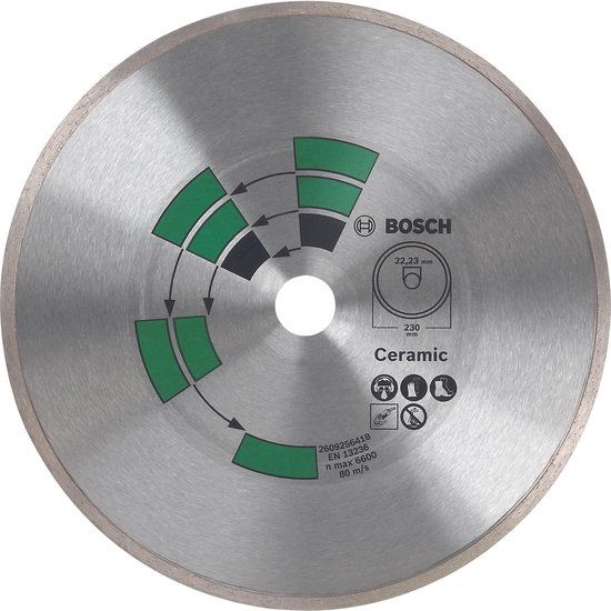 Bosch Diamantdoorslijpschijf tegels 115 x 22 x 1,7 x 5,0 mm