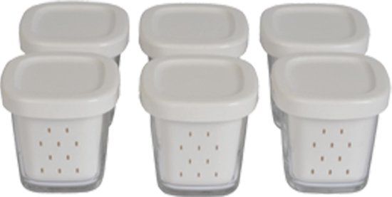 Tefal 6 Yoghurt Potten voor Yoghurtmaker XF100110