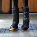 Weatherbeeta Tough-Tec Stable Boot Wraps, noir/bleu marine, taille M