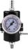 Allecto - Régulateur de pression de carburant en alliage d'aluminium avec manomètre 0-140 PSI