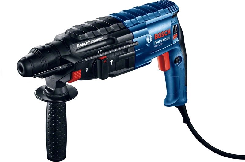 Bosch Professional GBH 240 Boorhamer - 790W SDS-plus - Incl. Handgreep, Diepteaanslag & Koffer