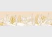 Gouden AG Design Gouden bloemen, AWB 8290, zelfklevende rand, keuken, woonkamer, muursticker, meerkleurig, 500 x 13,8 cm
