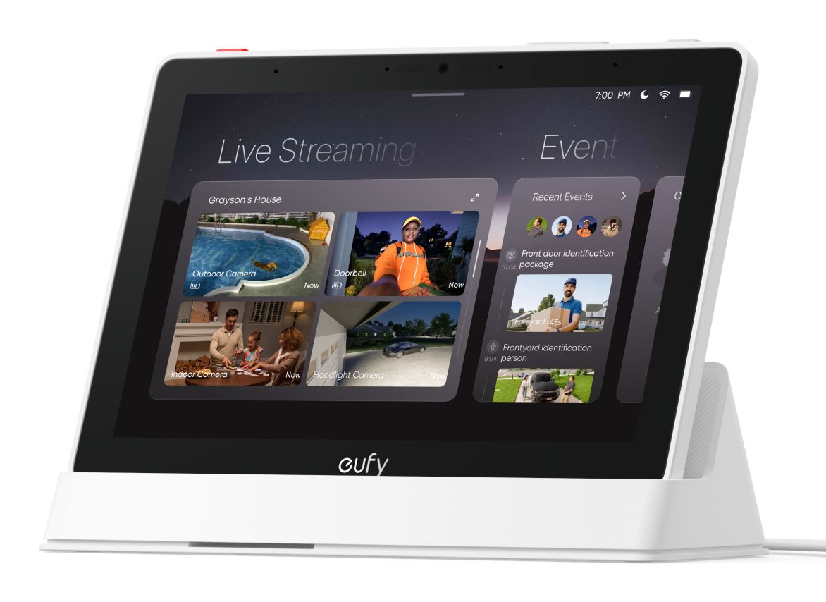 eufy E10 Smart Display - Slimme Home Hub - 8" Bedieningspaneel - Wit