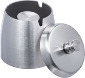 Relaxdays Stormasbak met Deksel - RVS - Zilver