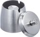 Relaxdays Stormasbak met Deksel - RVS - Zilver