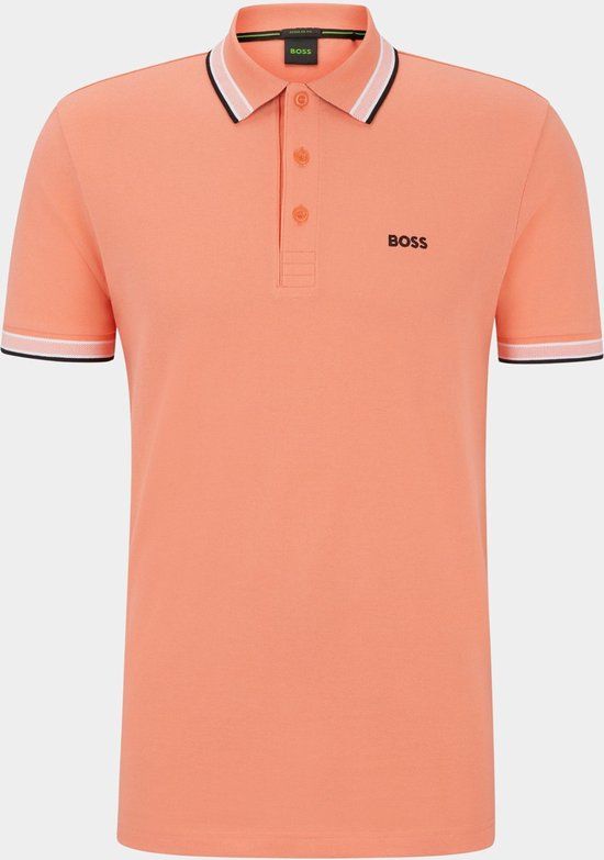 BOSS Green Paddy Polo - Oranje - Maat XXL - Heren