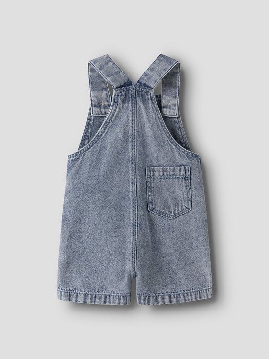 Lil' Atelier Baby Tuinbroek denim Medium Blue Denim