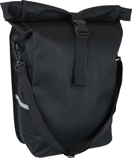 Dresco Enkele Fietstas Leisure 18 Liter - Waterafstotend Nylon - Zwart