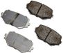 Japanparts PA-893AF Remvoeringset, schijfrem - (4-delig)