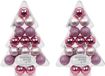 Inge-glas Inge Christmas Mix roze kunststof kerstballen - 34x - 3 cm