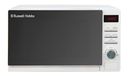 Russell Hobbs RHM2079A Digitale solo-magnetron, 20 l, 800 W, 5 standen, automatisch ontdooien, 8 automatische kookmenu's, klok en timer, eenvoudige reiniging, wit