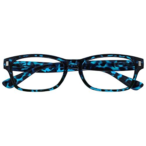 OPULIZE The Reading Glasses Leesbril Blauw Schaal Lezers Mannen Vrouwen R10-3 +1,50