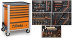 Beta BW 2400S O7/E-M Gereedschapswagen met 7 laden, gevuld met gereedschap | 309 Delig