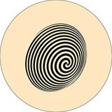 Bonateks, Ronde digitaal bedrukte muismat, antislip onderkant, voor kantoor en thuis, diameter: 22 cm