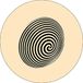 Bonateks, Ronde digitaal bedrukte muismat, antislip onderkant, voor kantoor en thuis, diameter: 22 cm