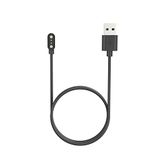 System-S USB 2.0-kabel 100 cm oplaadkabel voor Realme Watch 3 Smartwach in zwart