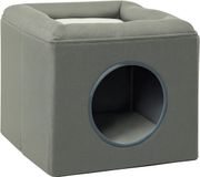 PawHut Maison pour chat - MDF - 36,5x36,5x33cm - Gris